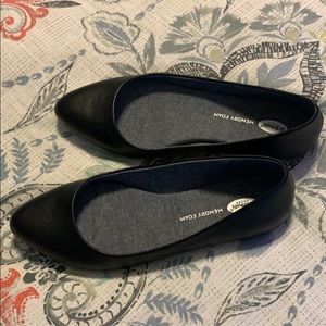 Dr Scholls black flats